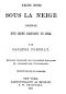 [Gutenberg 45411] • Trois mois sous la neige: Journal d'un jeune habitant du Jura